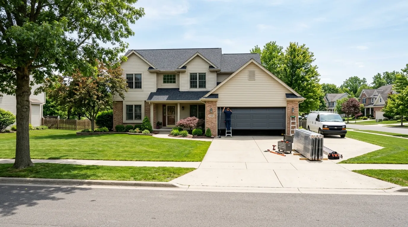 Garage door service in Newport News, VA